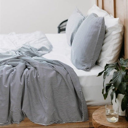 Bamboo Duvet Cover (Stripe) - NakedLab