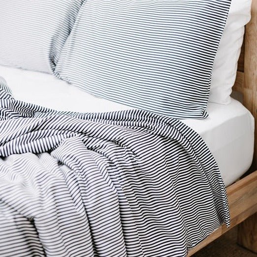 Bamboo Duvet Cover (Stripe) - NakedLab