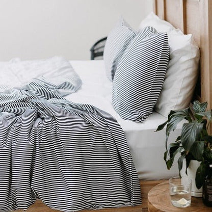 Bamboo Pillowcase Set (Stripe) - NakedLab